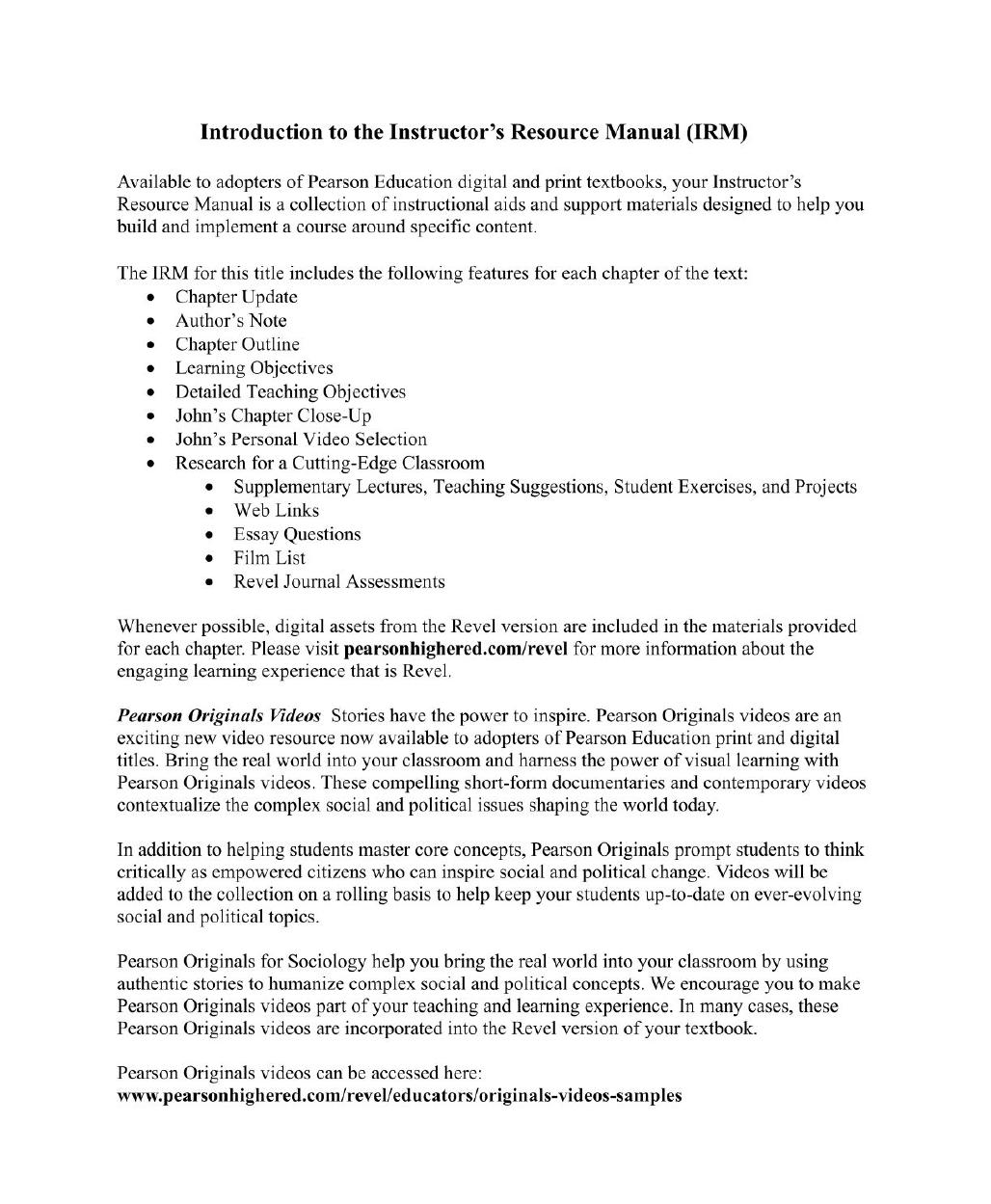 Preview page 4 of Instructor's Manual For Social Problems 9th Edition By John J. Macionis Henslin | All Chapters, 100% Original Verified