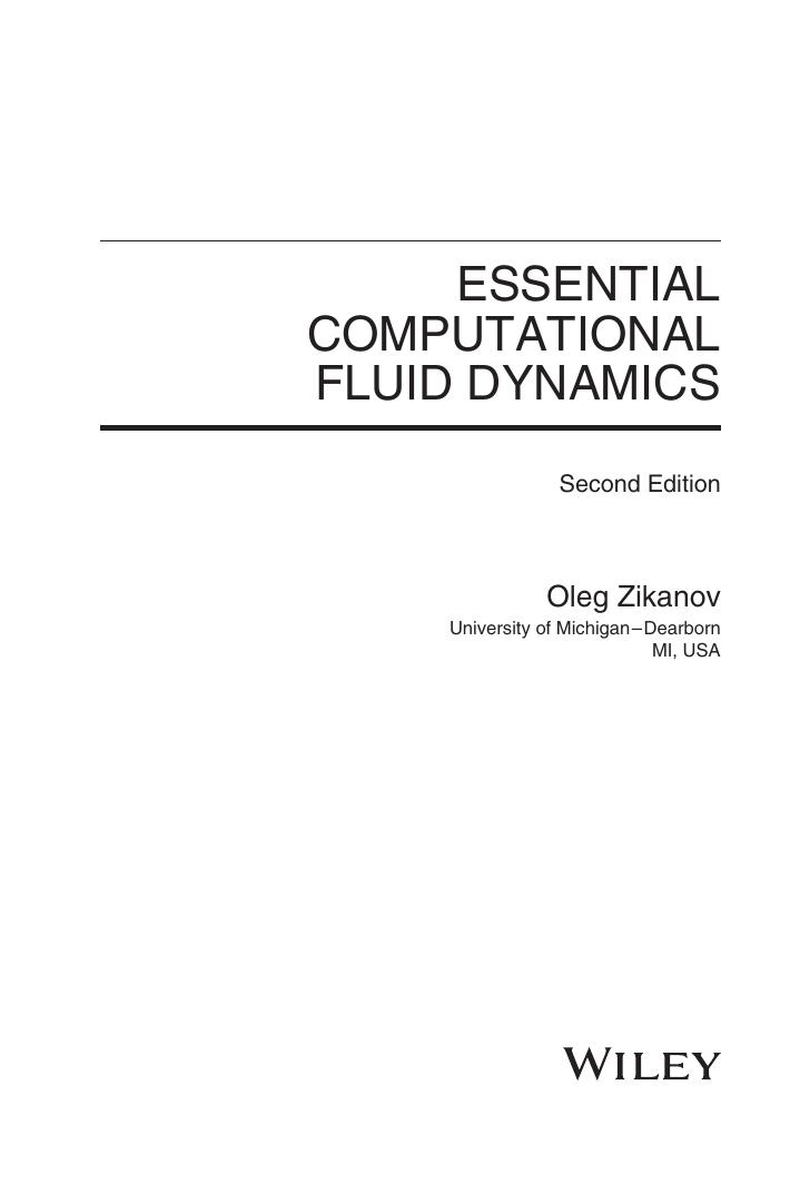 Preview page 5 of Essential Computational Fluid Dynamics 2nd Edition By Oleg Zikanov