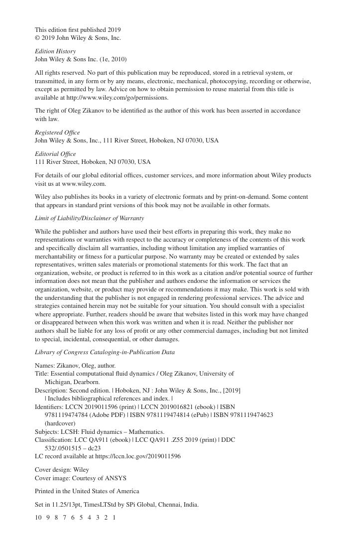 Preview page 6 of Essential Computational Fluid Dynamics 2nd Edition By Oleg Zikanov