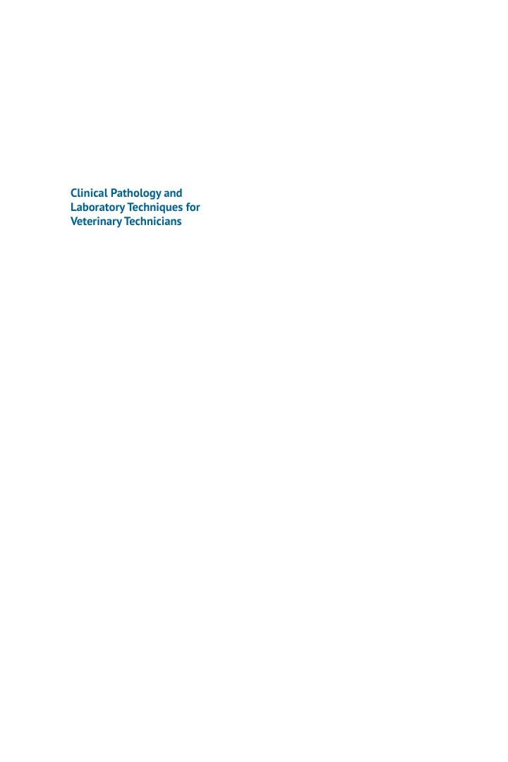 Preview page 2 of Clinical Pathology and Laboratory Techniques for Veterinary Technicians 1st Edition By Amy L. MacNeill, Anne M. Barger