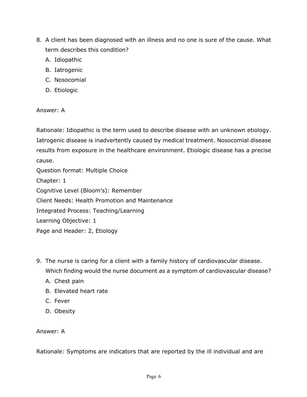 Preview page 7 of Test Bank For Applied Pathophysiology A Conceptual Approach 4th Edition By Nath Brown