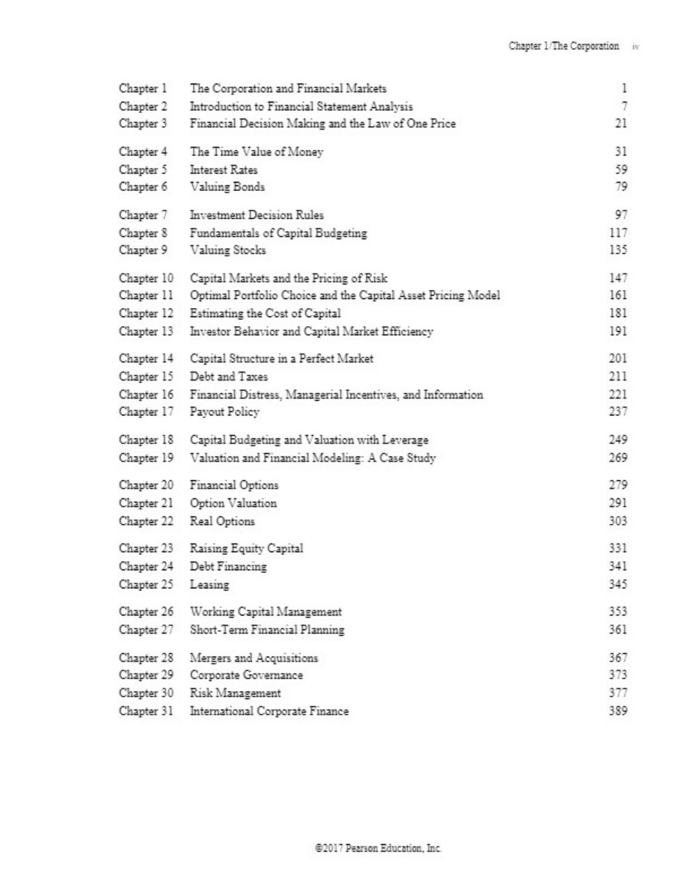 Preview page 2 of Solution Manual for Corporate Finance, 6th Edition by Berk