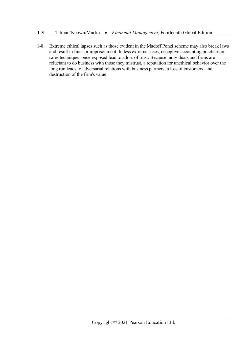 Preview page 6 of Solutions Manual For Financial Management Principles and Applications 14th Editions (Global Edition) By Sheridan Titman,