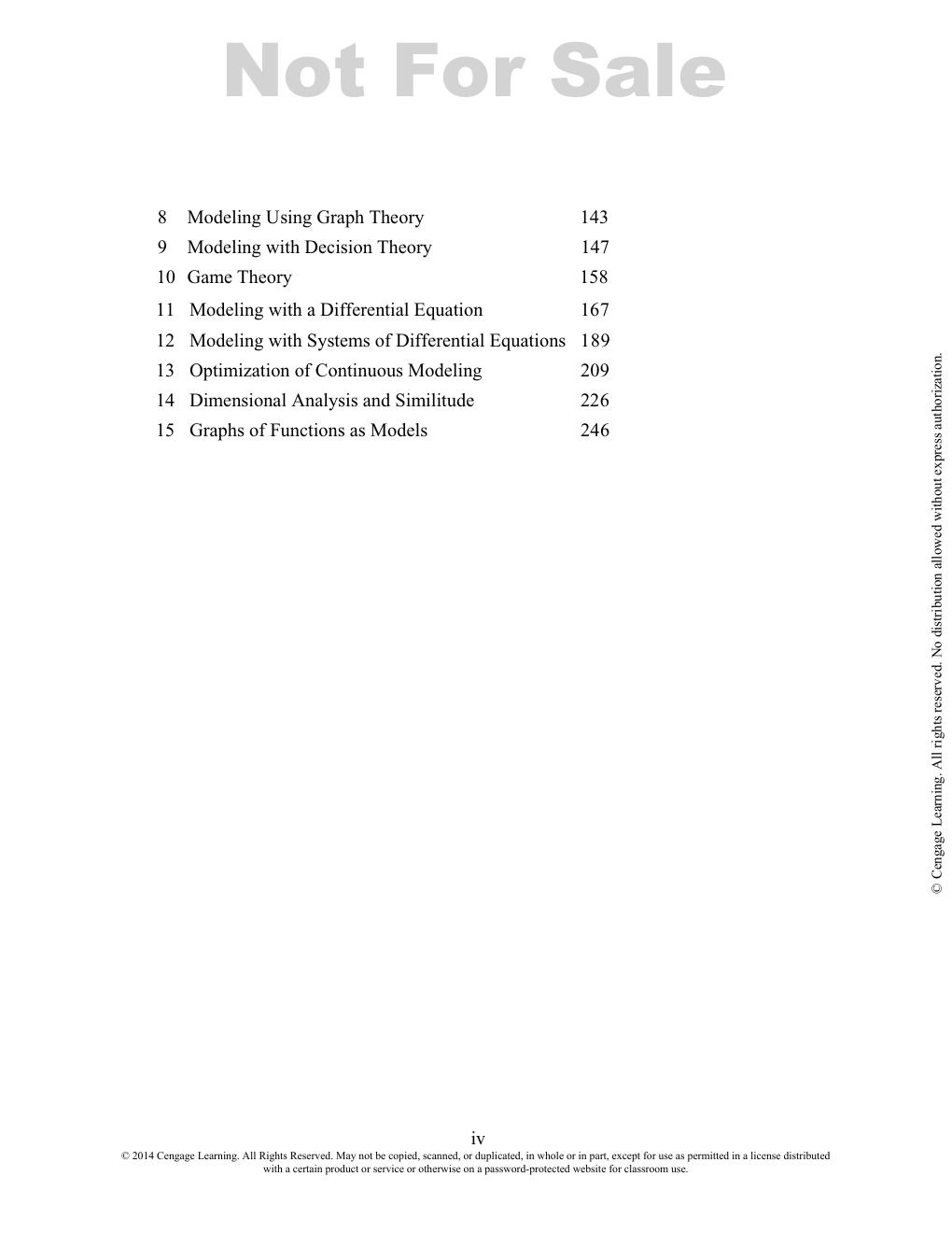 Preview page 4 of Solutions Manual for A First Course in Mathematical Modeling 5th Edition By Frank Giordano, William Fox, Steven Horton (