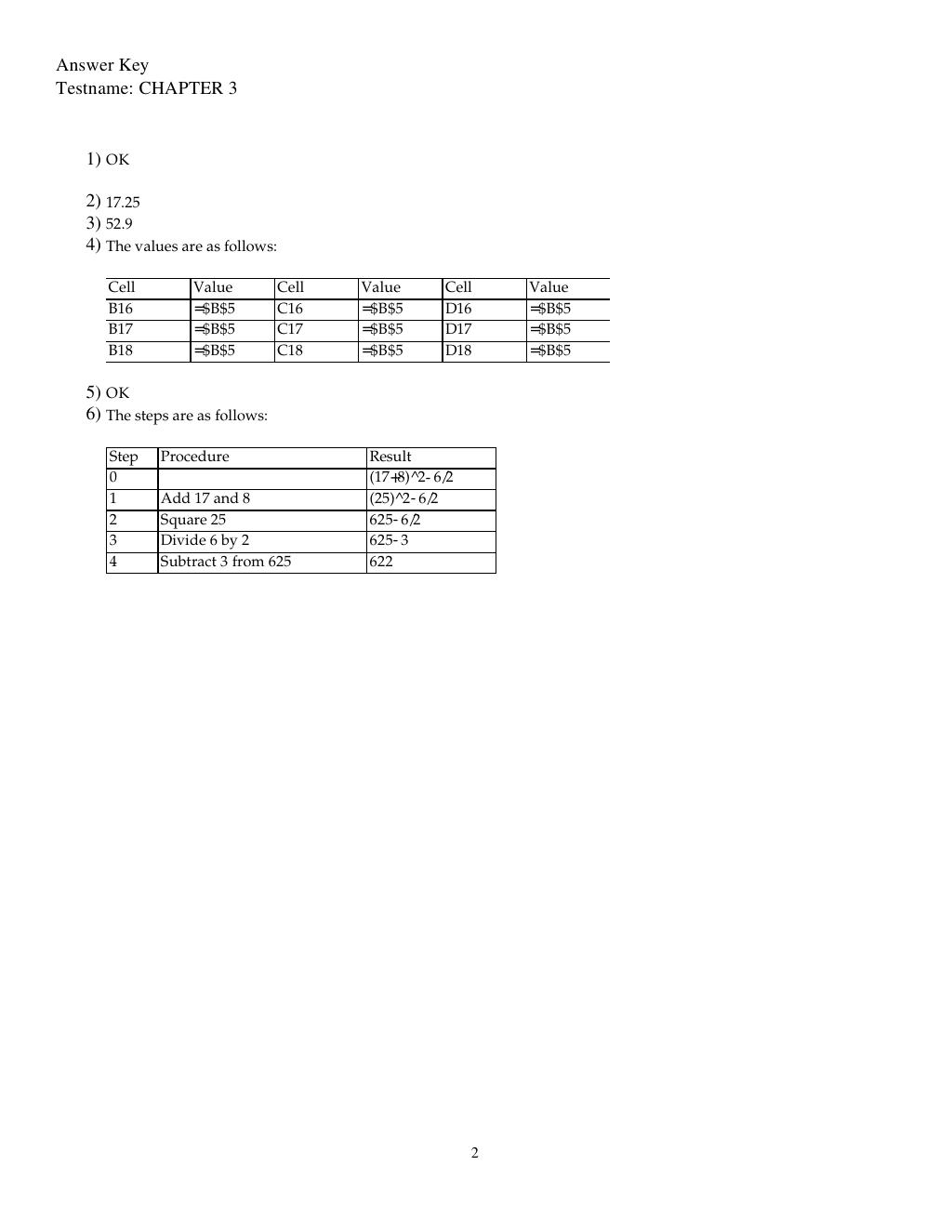 Preview page 8 of Test Bank for Construction Estimating Using Excel 3th Edition By Steven Peterson, Frank Dagostino (All Chapters, 100% Or