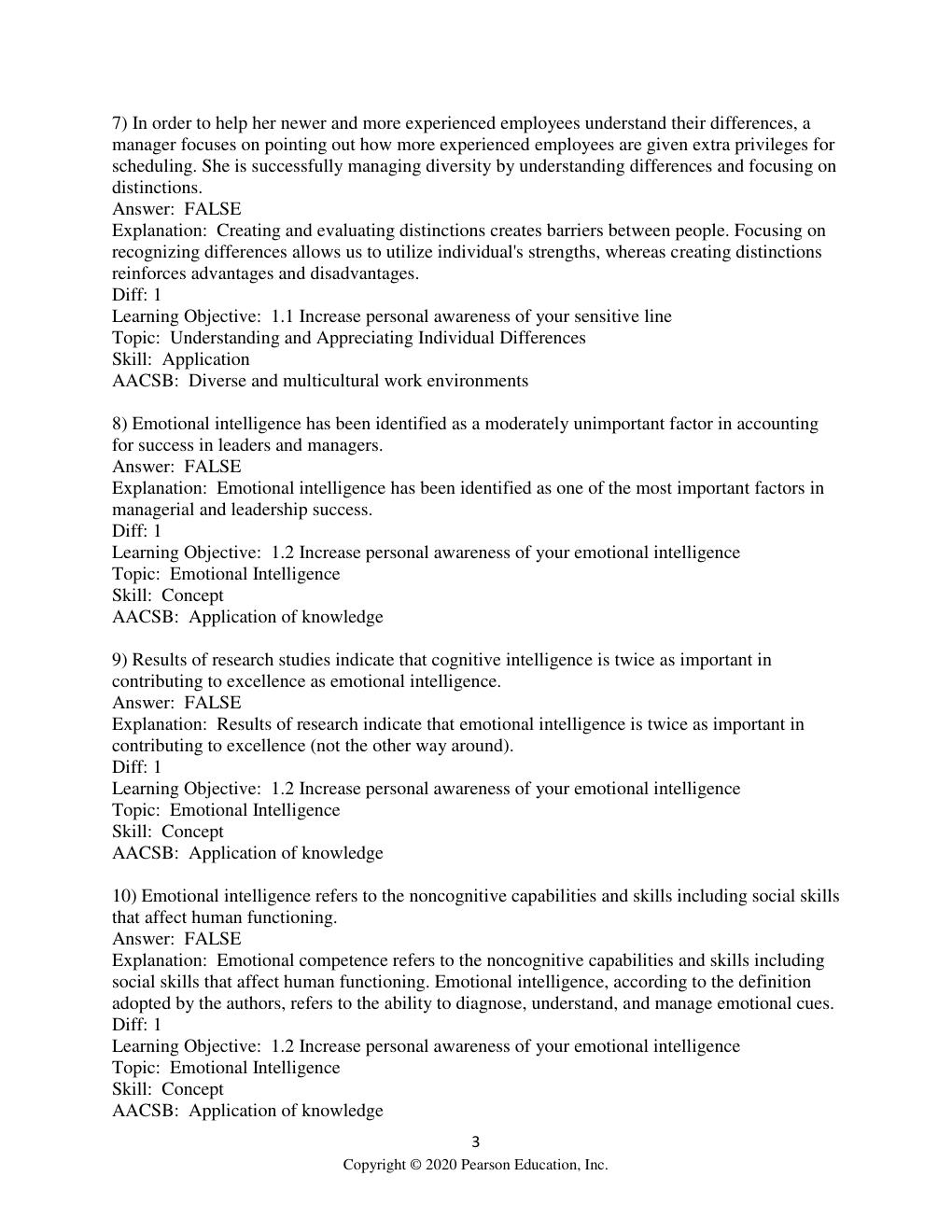 Preview page 5 of Test Bank for Developing Management Skills 10th Edition By David Whetten, Kim Cameron (All Chapters, 100% Original Verif
