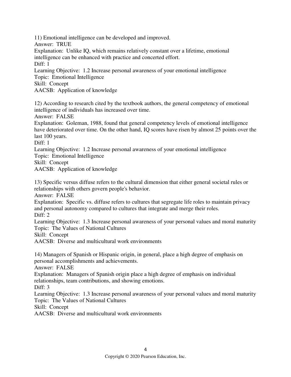 Preview page 6 of Test Bank for Developing Management Skills 10th Edition By David Whetten, Kim Cameron (All Chapters, 100% Original Verif