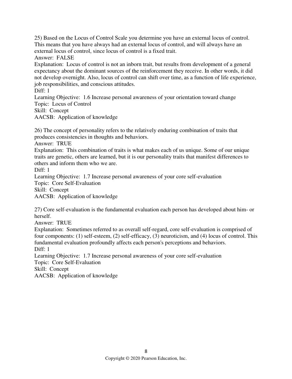 Preview page 10 of Test Bank for Developing Management Skills 10th Edition By David Whetten, Kim Cameron (All Chapters, 100% Original Verif