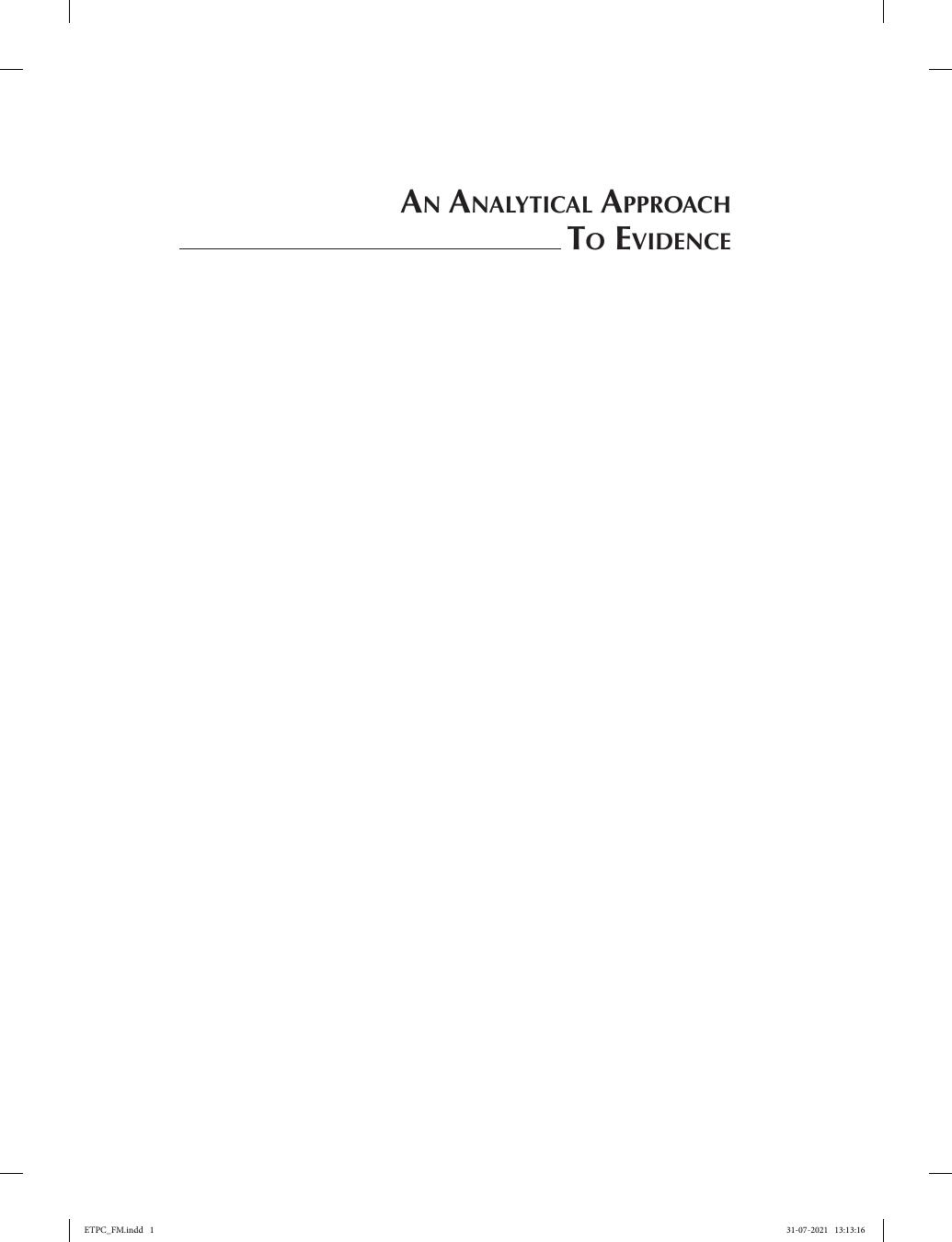 Preview page 2 of Analytical Approach To Evidence Text, Problems and Cases 7th Edition By Ronald Allen, David Schwartz, Michael Pardo, Ale