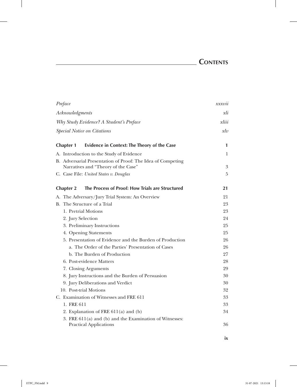 Preview page 8 of Analytical Approach To Evidence Text, Problems and Cases 7th Edition By Ronald Allen, David Schwartz, Michael Pardo, Ale