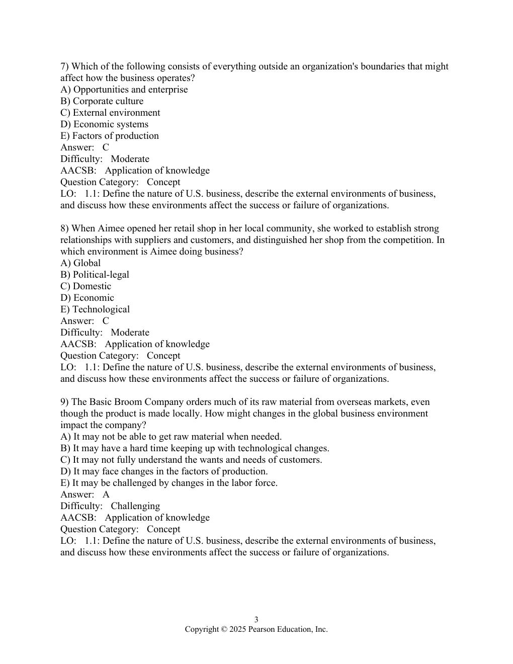 Preview page 4 of Test Bank for Business Essentials 14th Edition By Ronald Ebert, Ricky Griffi