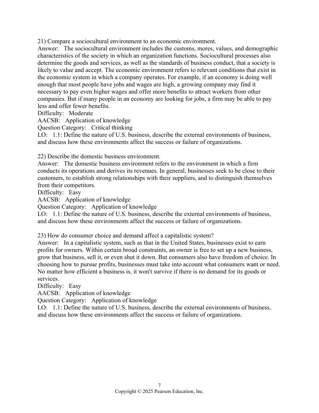 Preview page 8 of Test Bank for Business Essentials 14th Edition By Ronald Ebert, Ricky Griffi