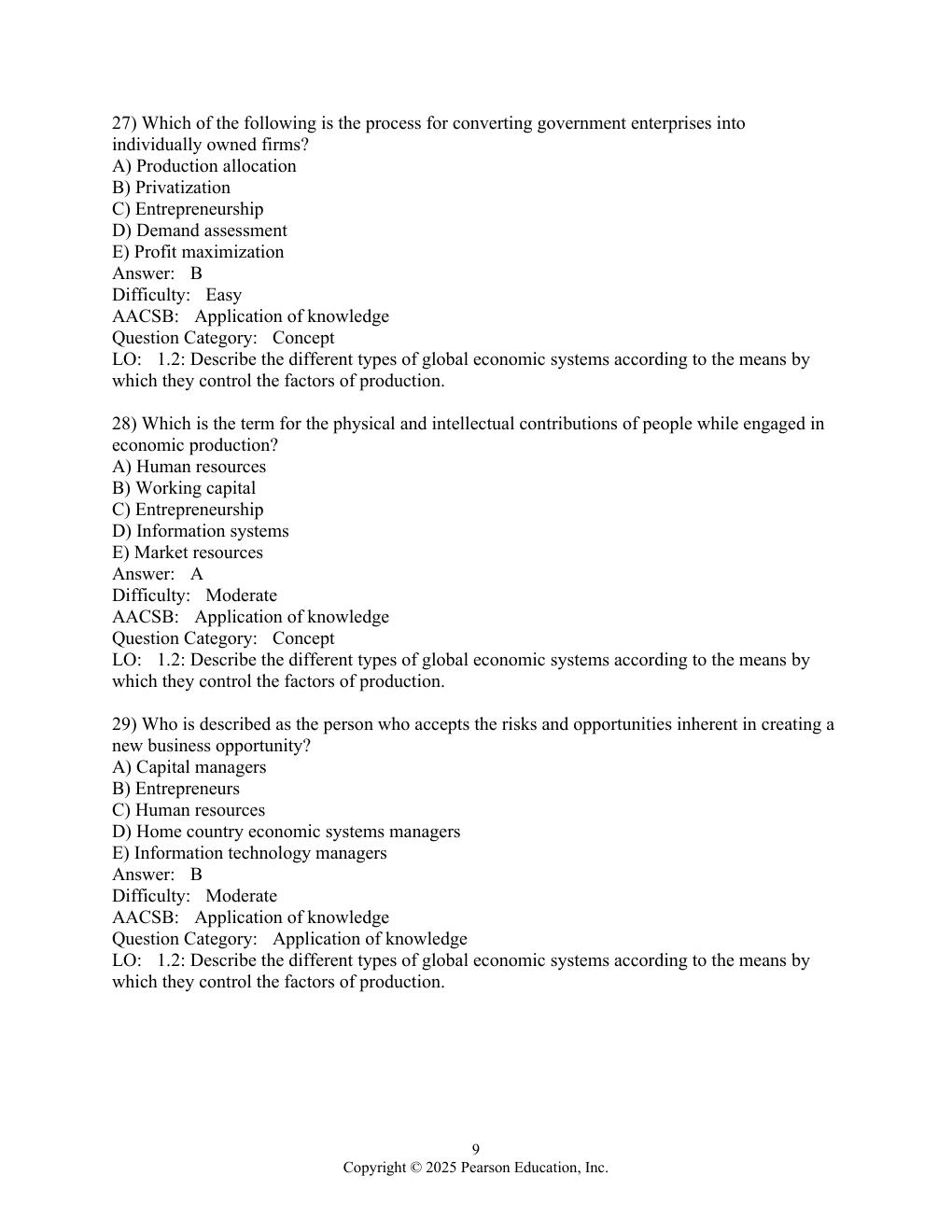 Preview page 10 of Test Bank for Business Essentials 14th Edition By Ronald Ebert, Ricky Griffi
