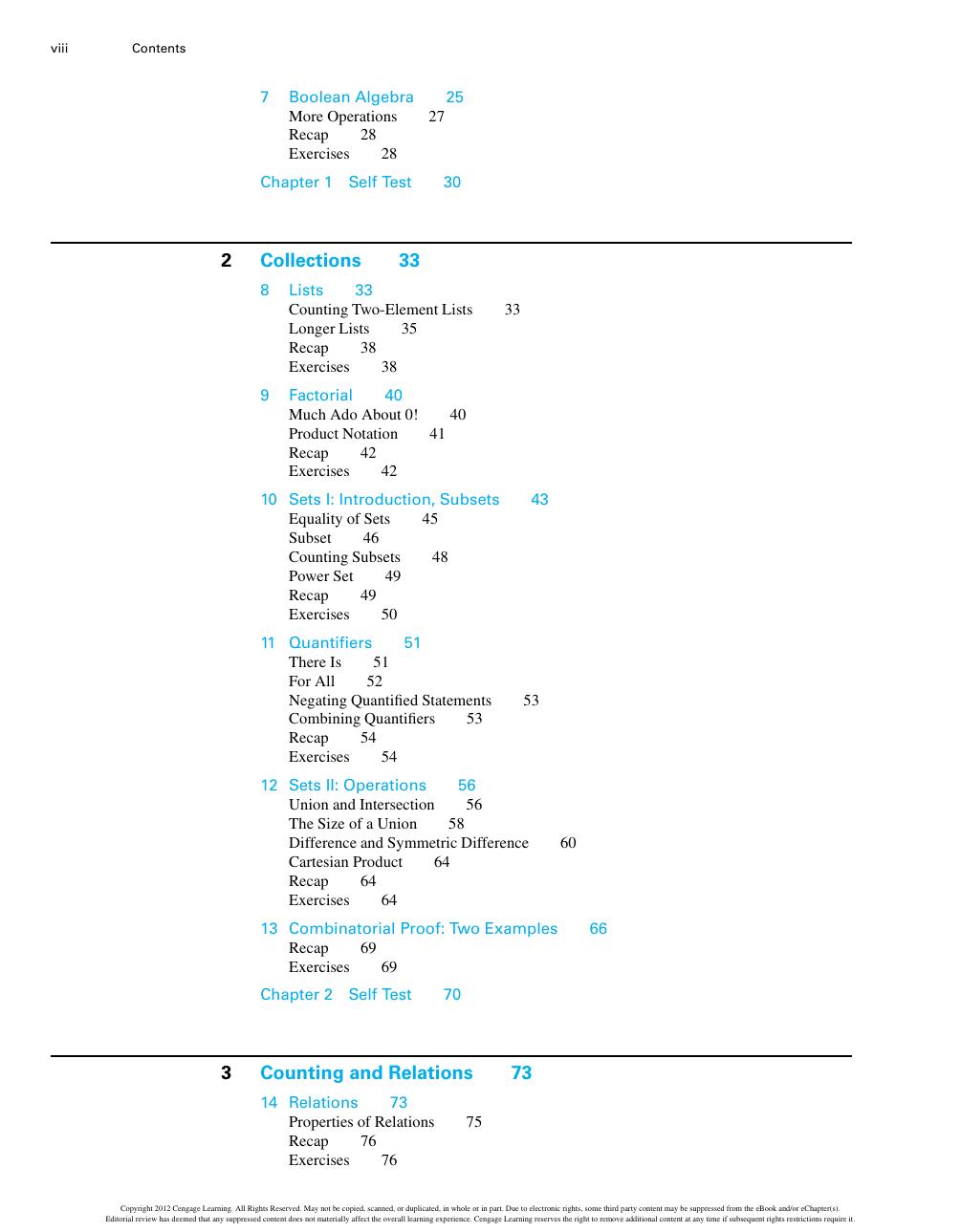 Preview page 10 of eBook Mathematics A Discrete Introduction 3rd Edition By  Edward Scheinerman