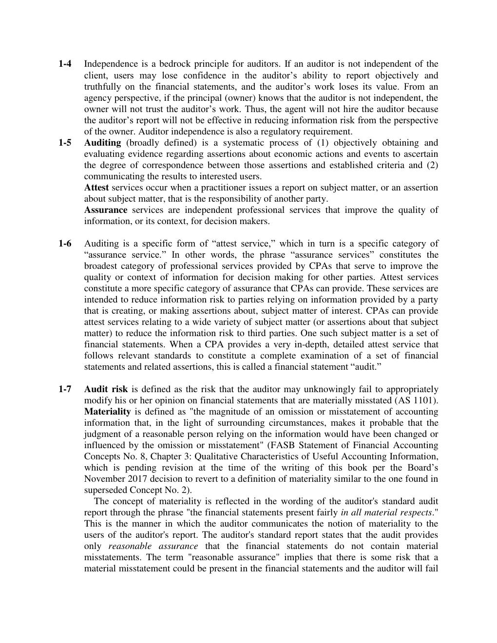 Preview page 2 of Solutions Manual For Auditing & Assurance Services A Systematic Approach 12th Edition by Messier |  All Chapter 1-21