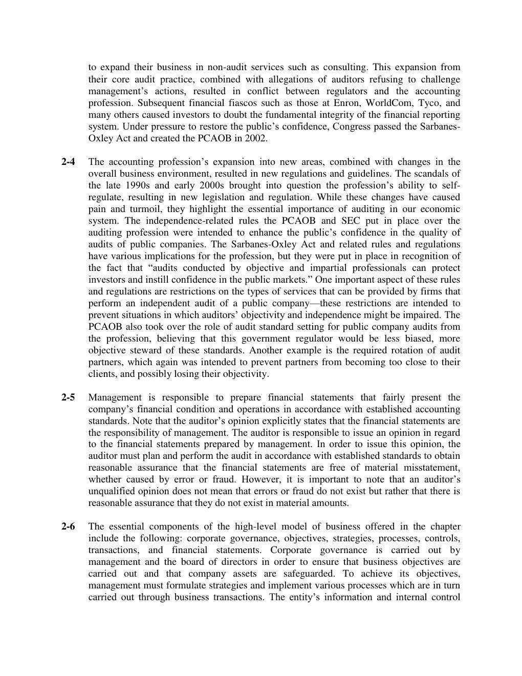 Preview page 9 of Solutions Manual For Auditing & Assurance Services A Systematic Approach 12th Edition by Messier |  All Chapter 1-21