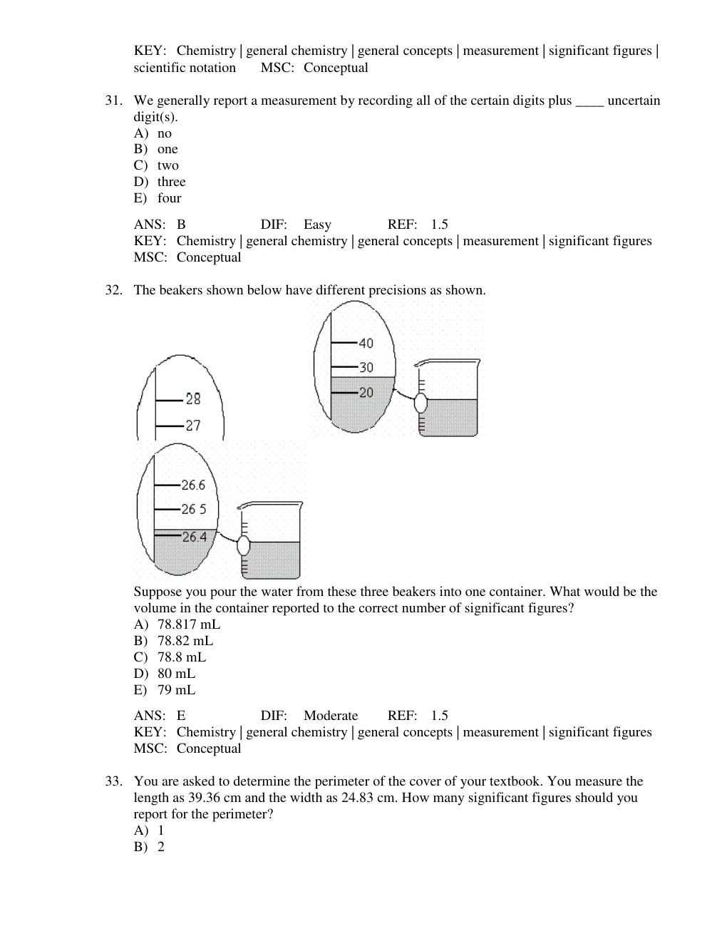 Preview page 10 of Test Bank for Chemistry 9th Edition by Steven S. Zumdahl, Susan A. Zumdahl