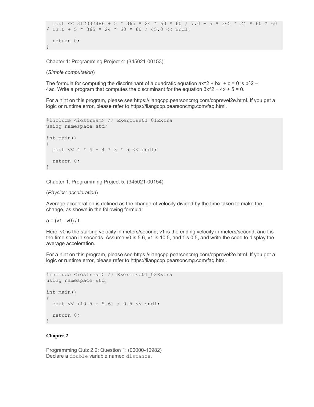 Preview page 4 of Solutions Manual for Introduction to C++ Programming and Data Structures 5th Edition By Daniel Liang