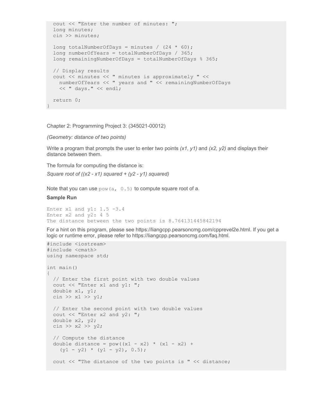 Preview page 10 of Solutions Manual for Introduction to C++ Programming and Data Structures 5th Edition By Daniel Liang