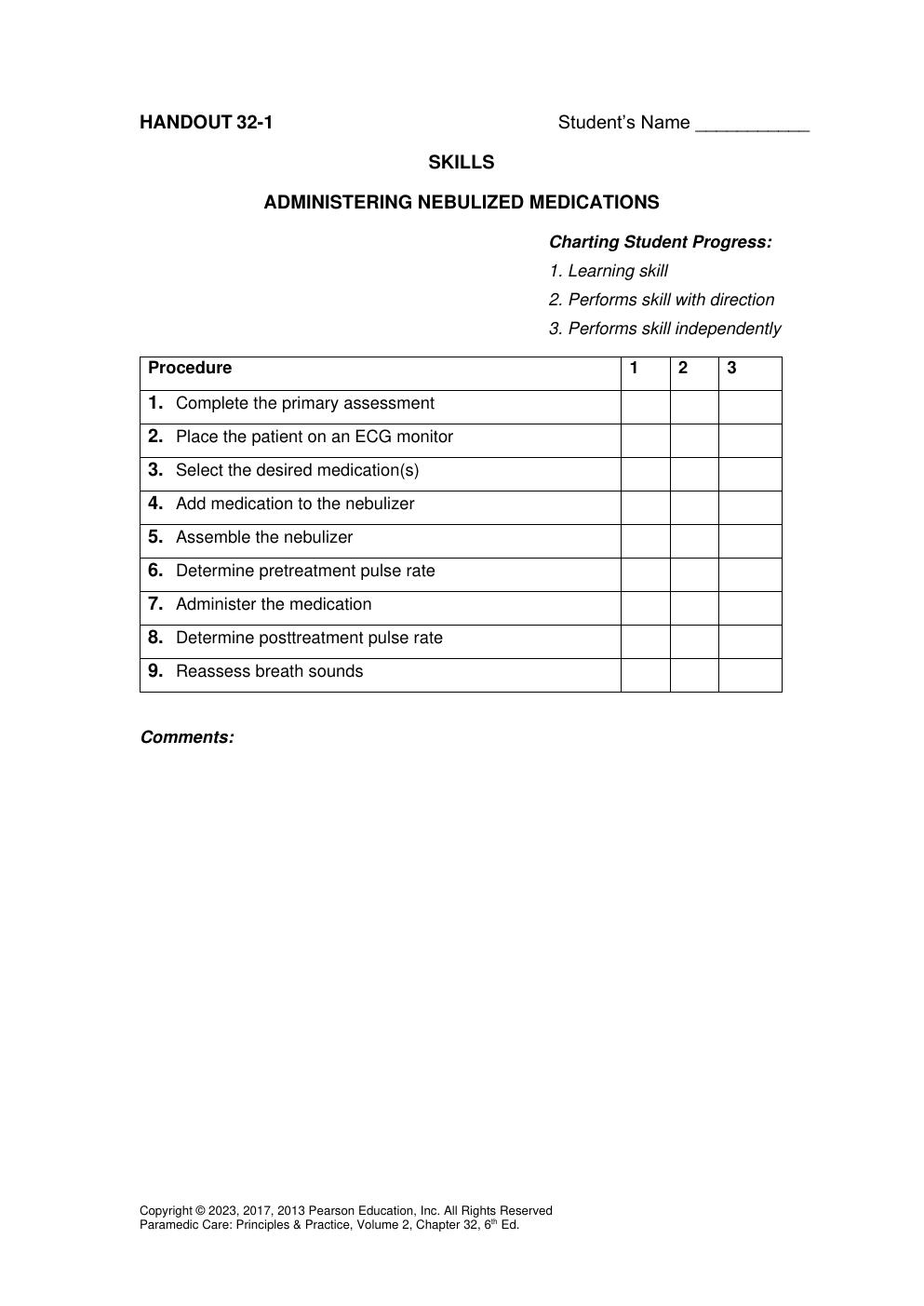 Preview page 3 of Instructor Manual for Paramedic Care Principles and Practice (Volume 2) 6th Edition Bryan E. Bledsoe