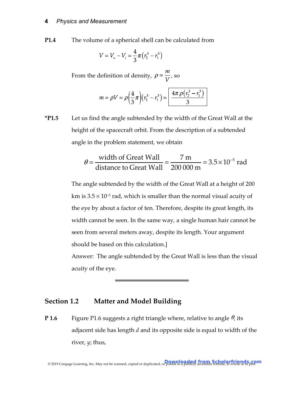 Preview page 5 of Solutions Manual for Physics for Scientists and Engineers with Modern Physics, 10th Edition BY Raymond Serway, John Jewe