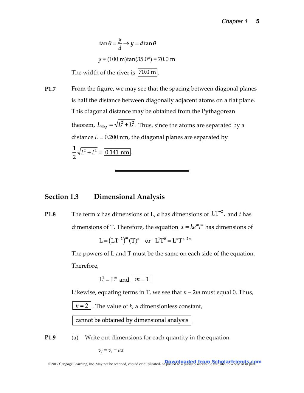 Preview page 6 of Solutions Manual for Physics for Scientists and Engineers with Modern Physics, 10th Edition BY Raymond Serway, John Jewe