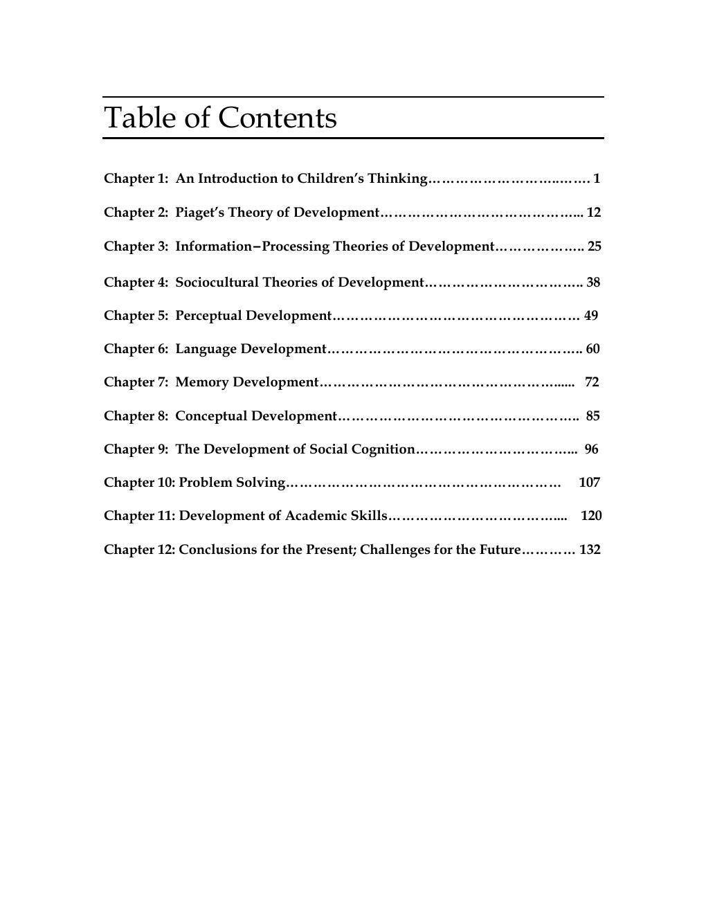 Preview page 3 of Test Bank for The Children's Thinking 5th Edition By Robert Siegler