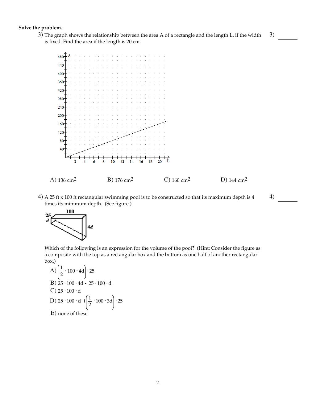 Preview page 3 of Test Bank For Calculus & Its Application (Brief Version) 15th Edition By Larry Goldstein, David Lay, David Schneider, Na
