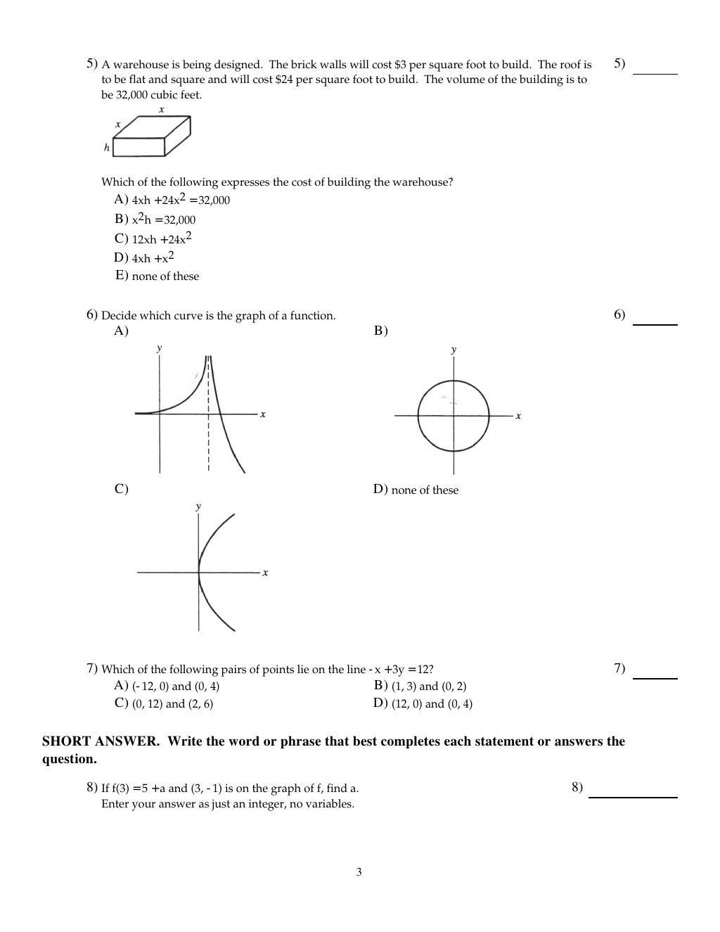 Preview page 4 of Test Bank For Calculus & Its Application (Brief Version) 15th Edition By Larry Goldstein, David Lay, David Schneider, Na