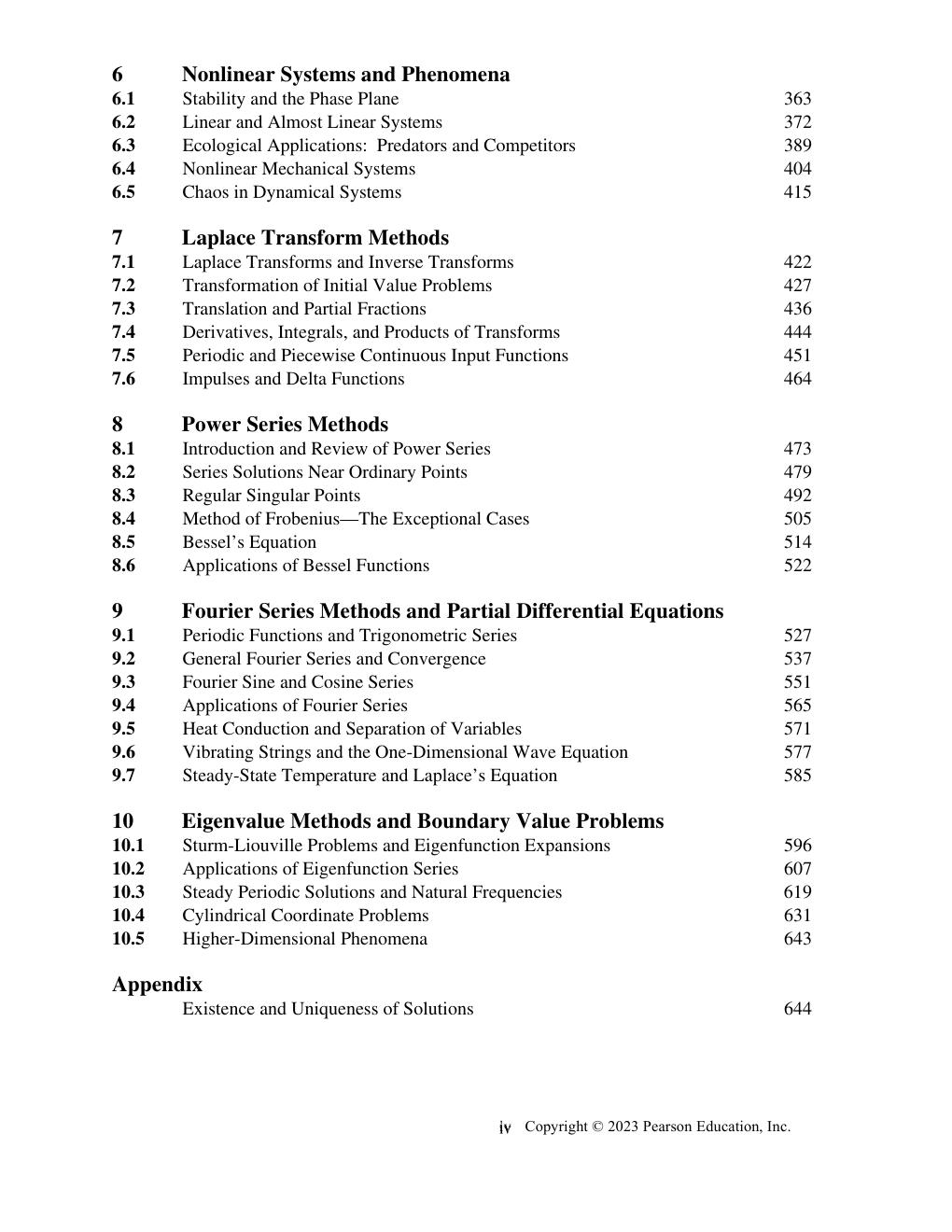 Preview page 4 of Solutions Manual For Differential Equations and Boundary Value Problems Computing and Modeling