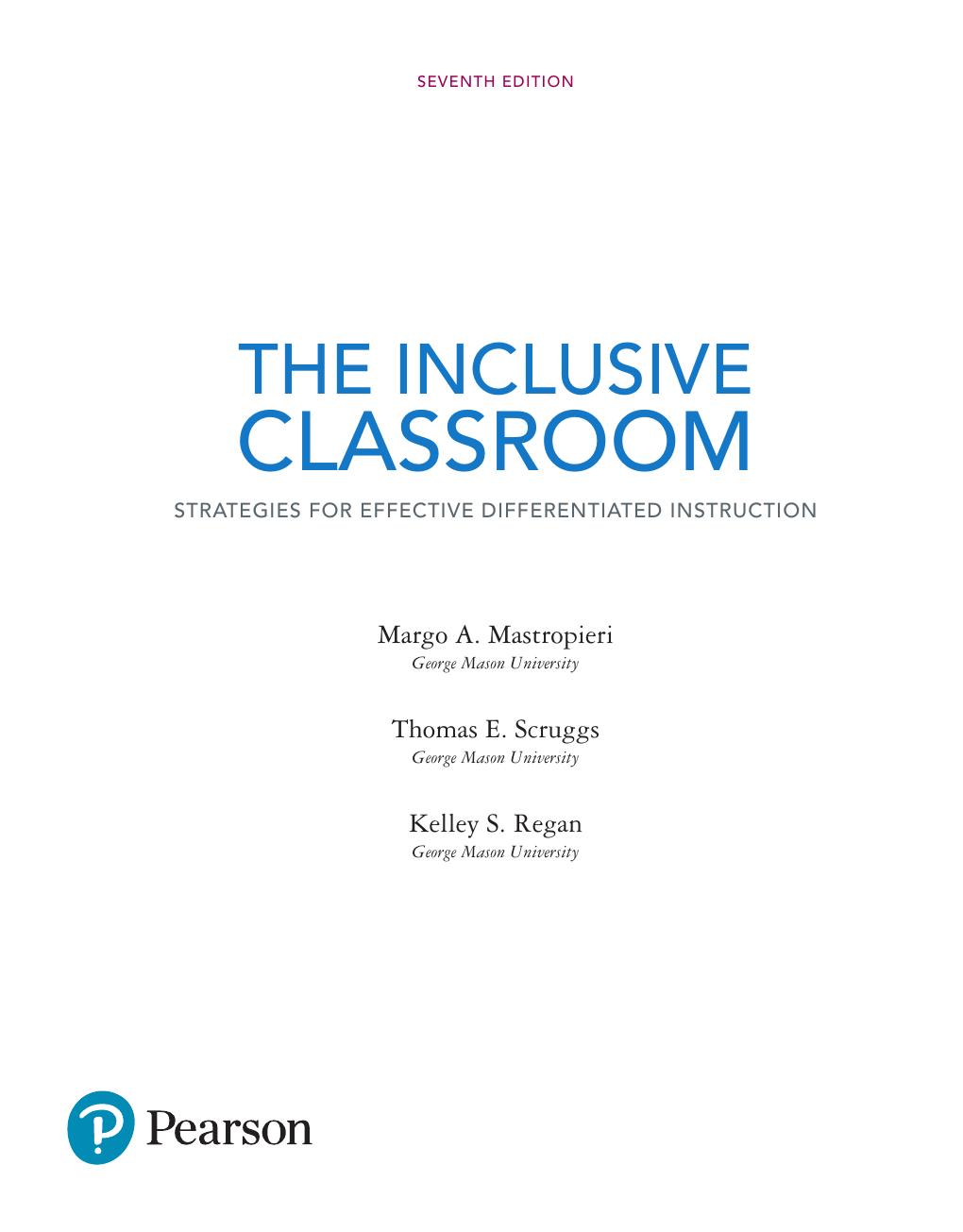 Preview page 4 of The Inclusive Classroom: Strategies for Effective Differentiated Instruction 7th Edition BY Margo Mastropieri, Thomas Sc