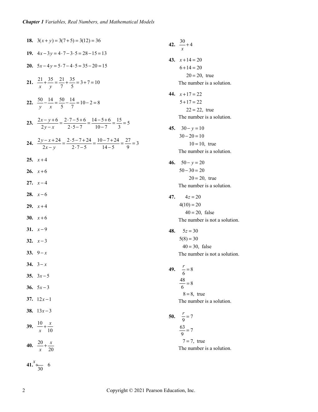 Preview page 4 of Solutions manual For Introductory Algebra for College Students 8th Edition By Robert Blitzer