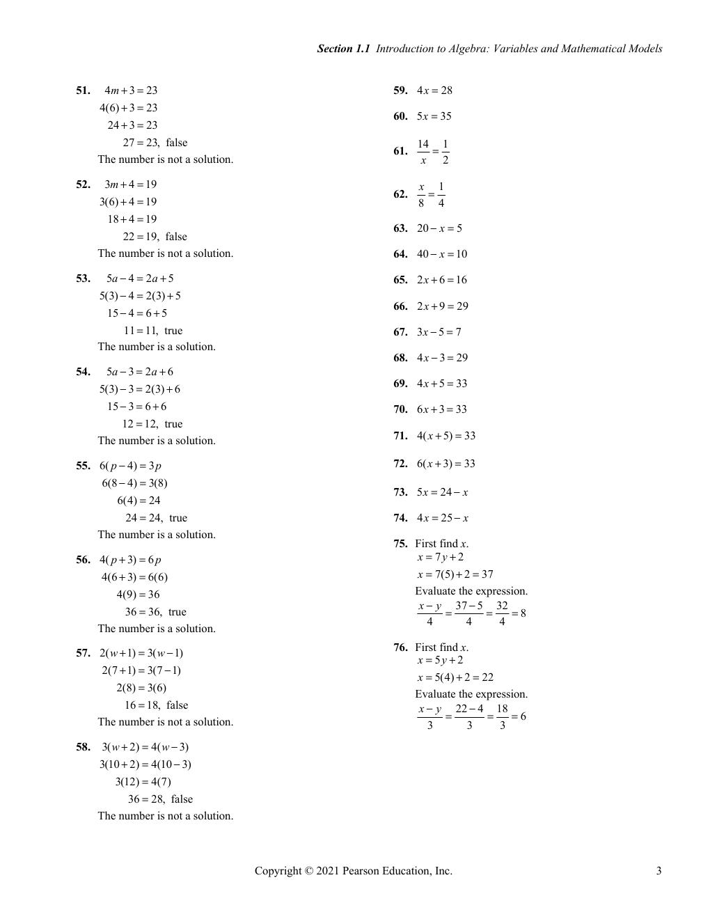 Preview page 5 of Solutions manual For Introductory Algebra for College Students 8th Edition By Robert Blitzer