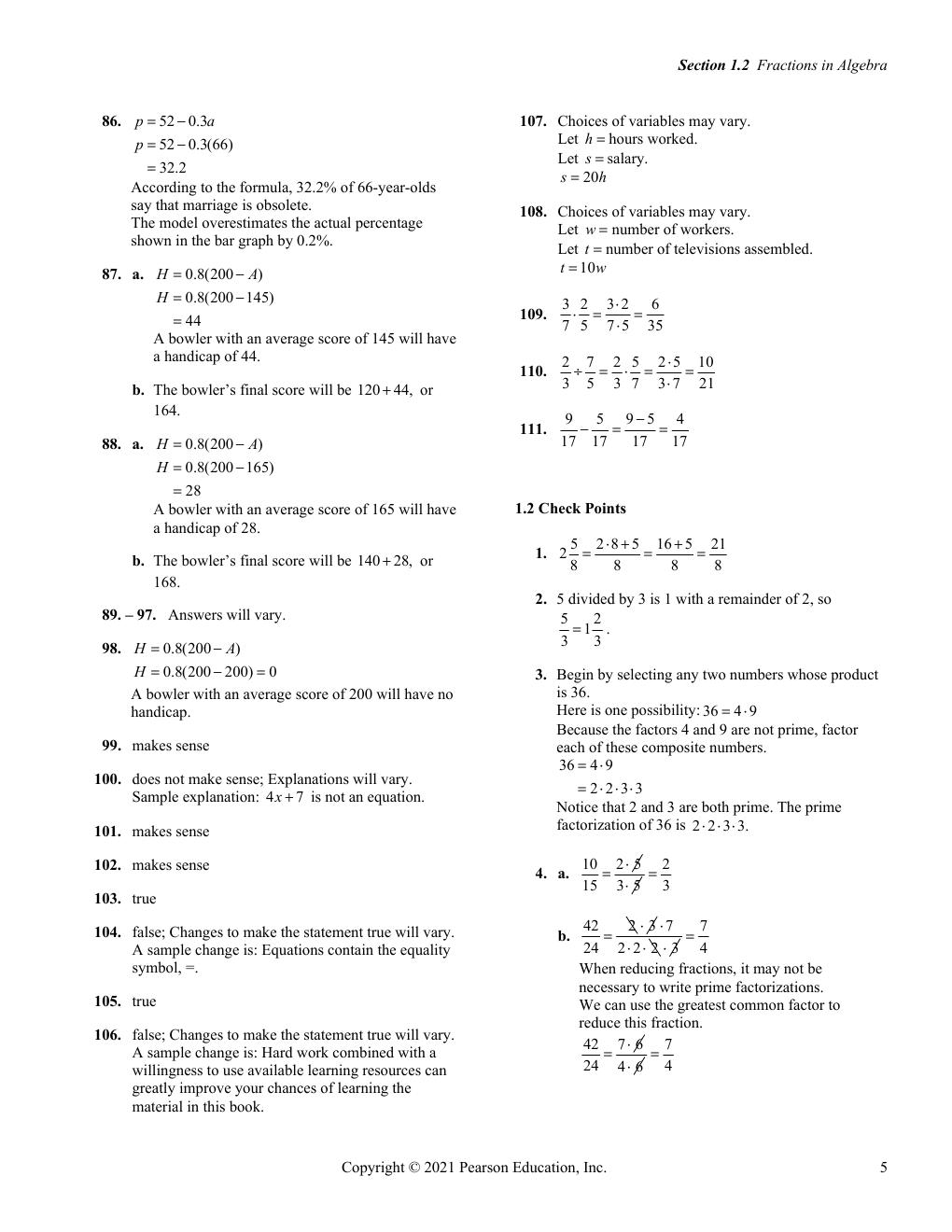 Preview page 7 of Solutions manual For Introductory Algebra for College Students 8th Edition By Robert Blitzer