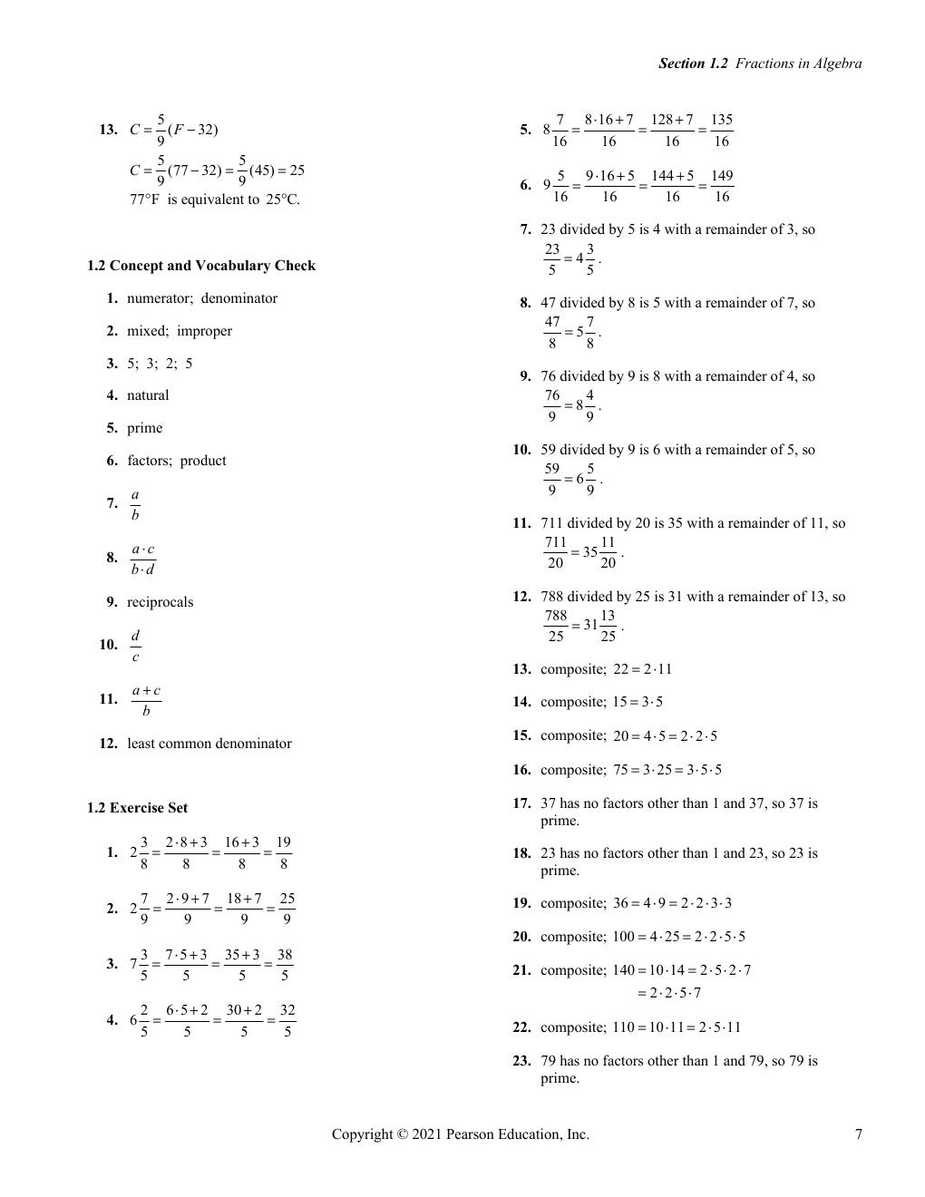 Preview page 9 of Solutions manual For Introductory Algebra for College Students 8th Edition By Robert Blitzer