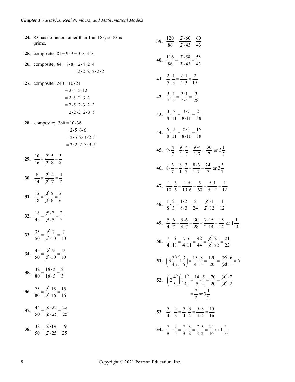 Preview page 10 of Solutions manual For Introductory Algebra for College Students 8th Edition By Robert Blitzer