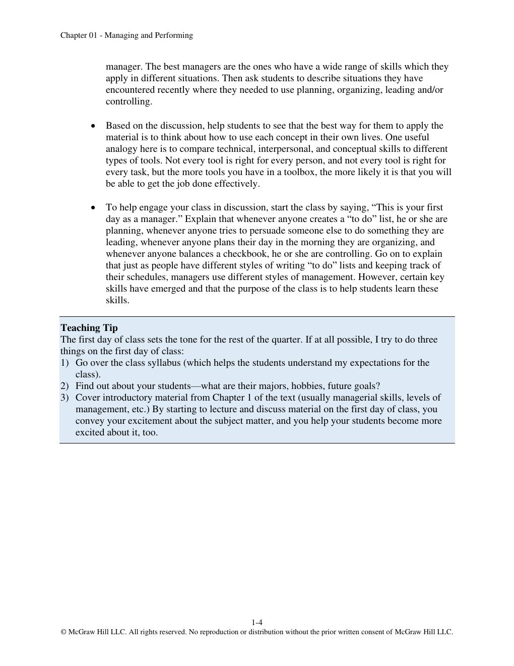 Preview page 6 of Instructor Manual For Management Leading & Collaborating in a Competitive World 15th Edition By Thomas Bateman, Robert K