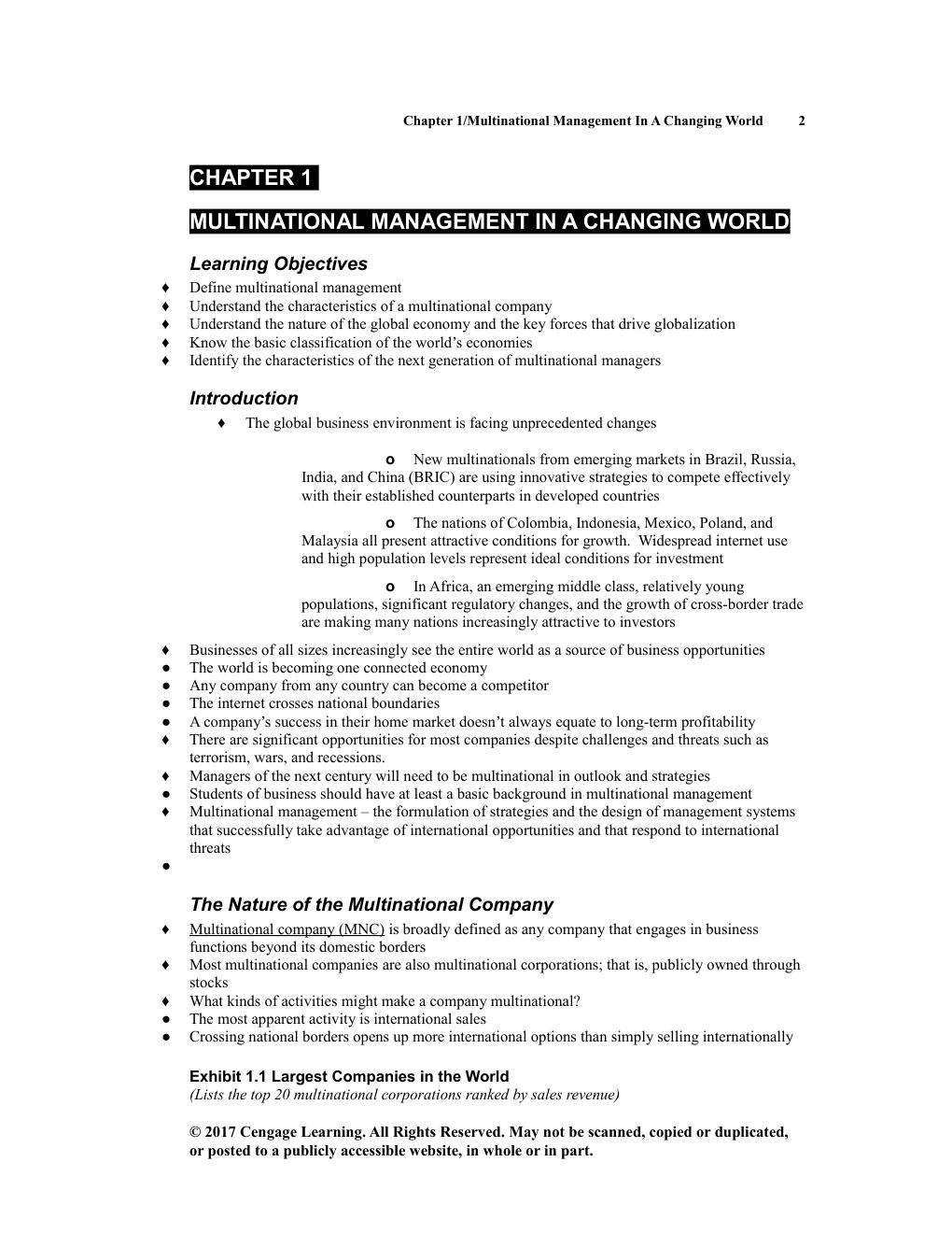 Preview page 3 of Solutions Manual For Multinational Management, 7th Edition By John  Cullen,  Praveen Parboteeah