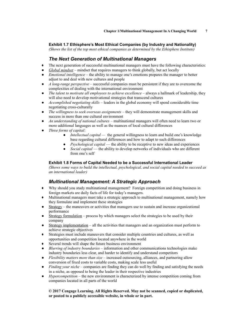 Preview page 8 of Solutions Manual For Multinational Management, 7th Edition By John  Cullen,  Praveen Parboteeah