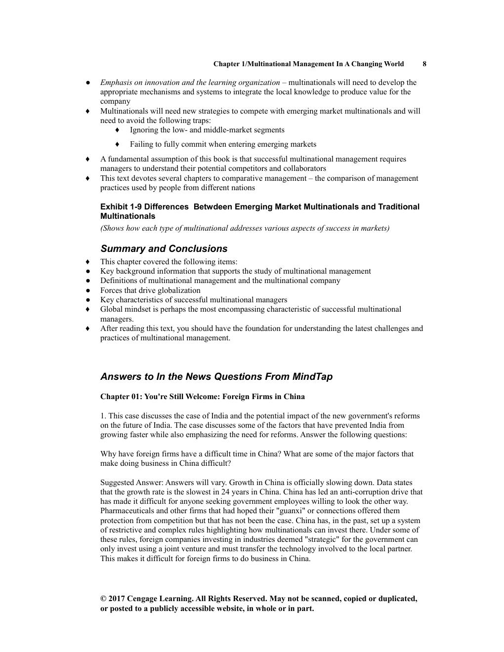 Preview page 9 of Solutions Manual For Multinational Management, 7th Edition By John  Cullen,  Praveen Parboteeah