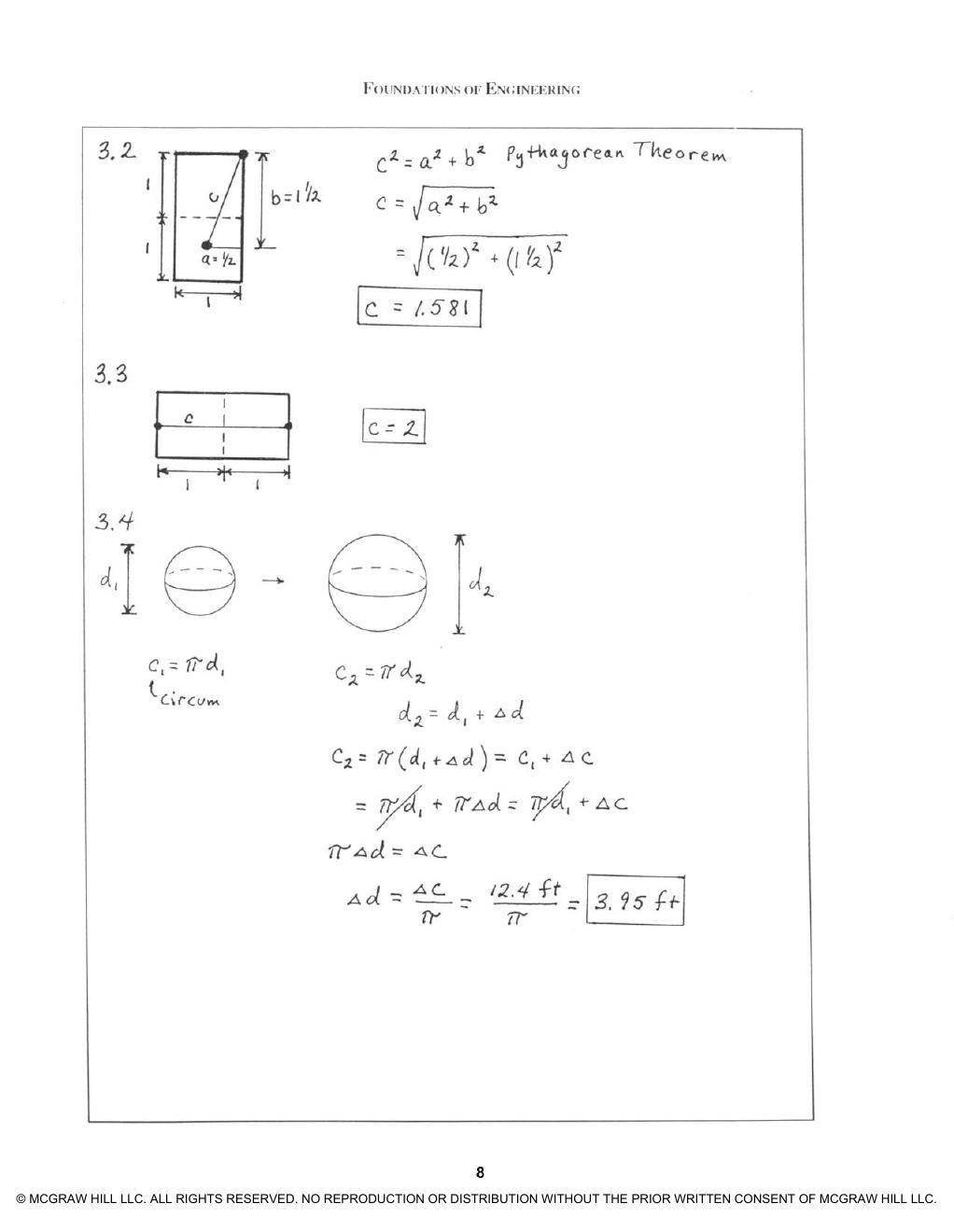 Preview page 10 of Solutions Manual For Foundations of Engineering 3e Mark Holtzapple, Reece