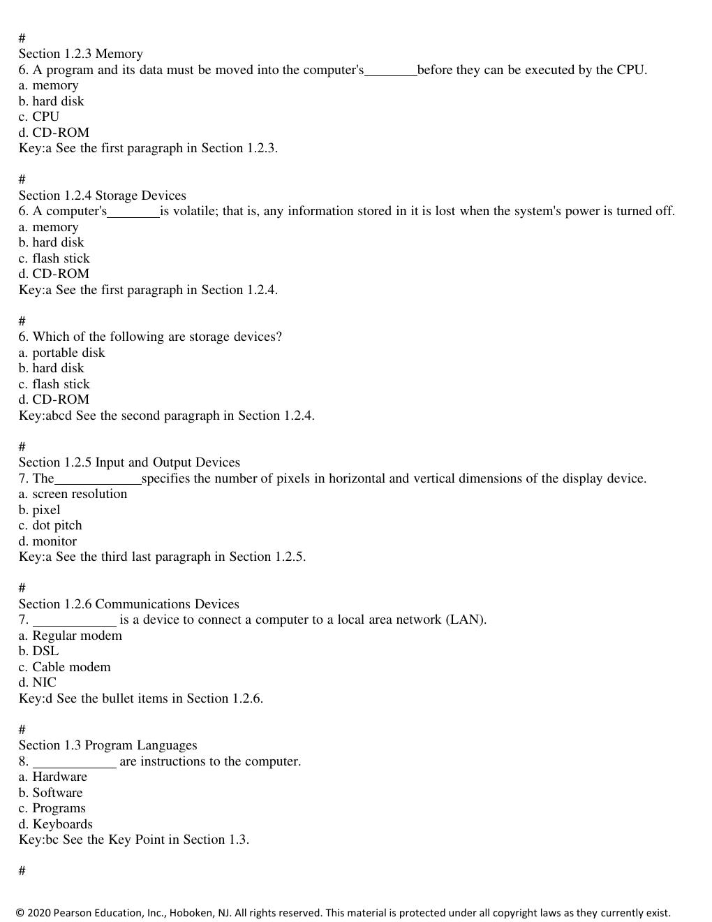 Preview page 3 of Testbank for Introduction to Java Programming and Data Structures, 12th edition By Daniel Liang