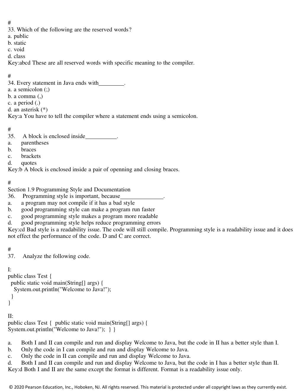 Preview page 9 of Testbank for Introduction to Java Programming and Data Structures, 12th edition By Daniel Liang