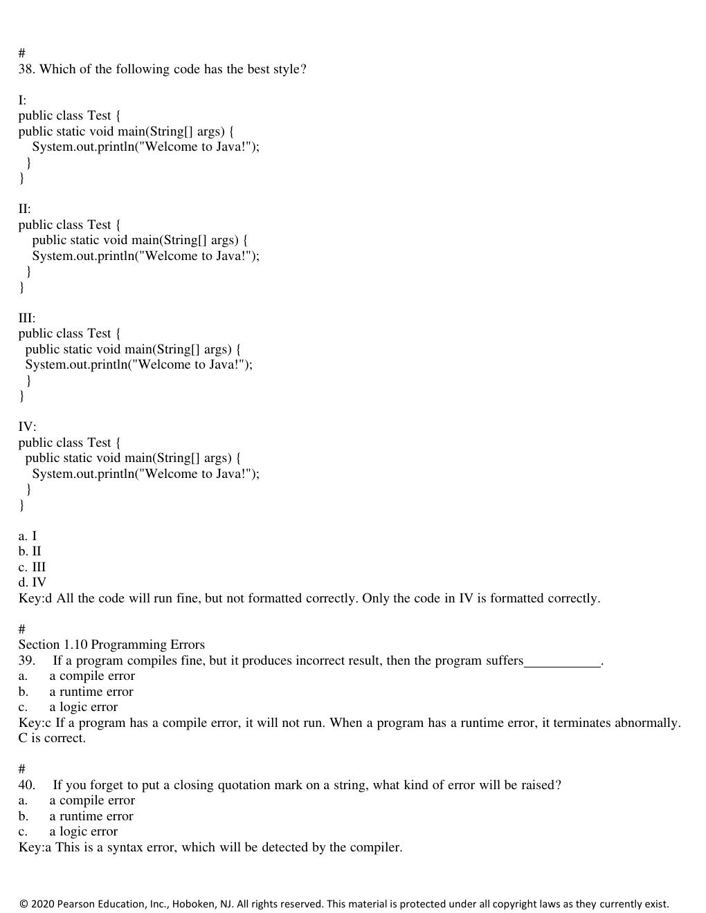 Preview page 10 of Testbank for Introduction to Java Programming and Data Structures, 12th edition By Daniel Liang