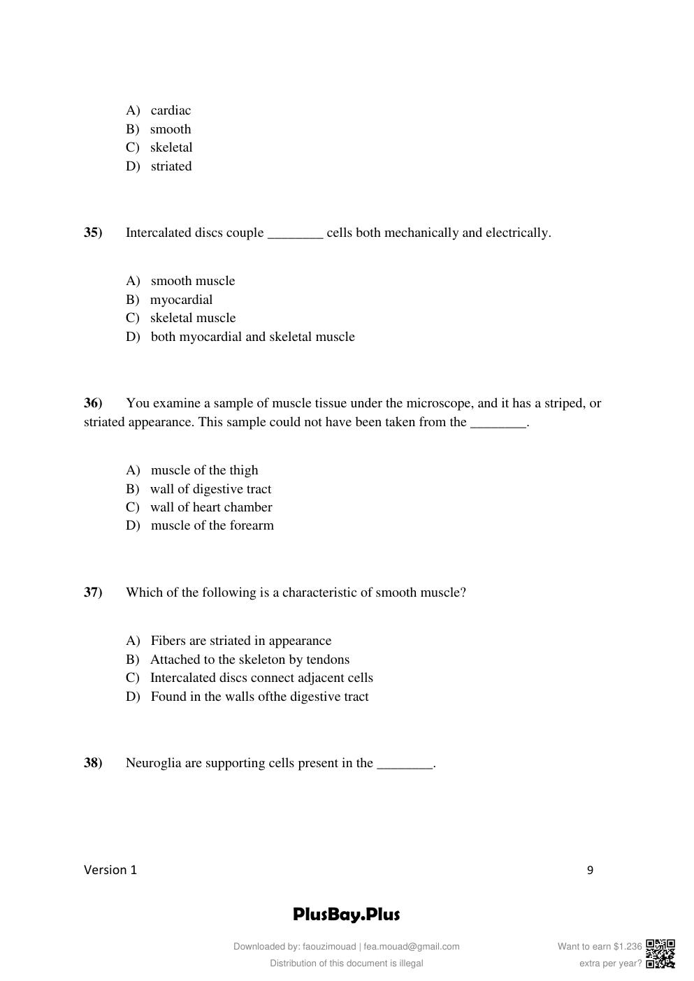 Preview page 9 of Test Bank for Human Physiology 16th Edition by Stuart Fox | All Chapters 1-20