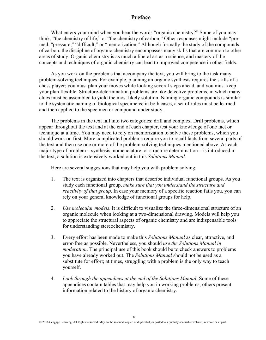 Preview page 3 of Solutions Manual For Organic Chemistry 9th Edition By John McMurry