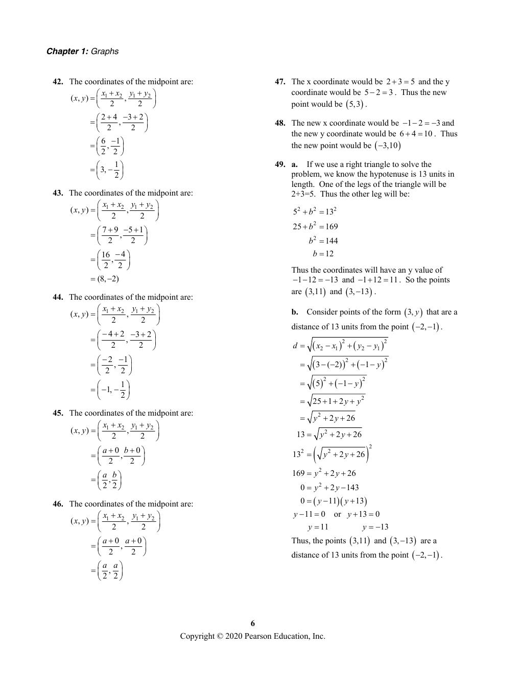 Preview page 8 of Solutions Manual For Precalculus, 11th Edition By Michael Sullivan