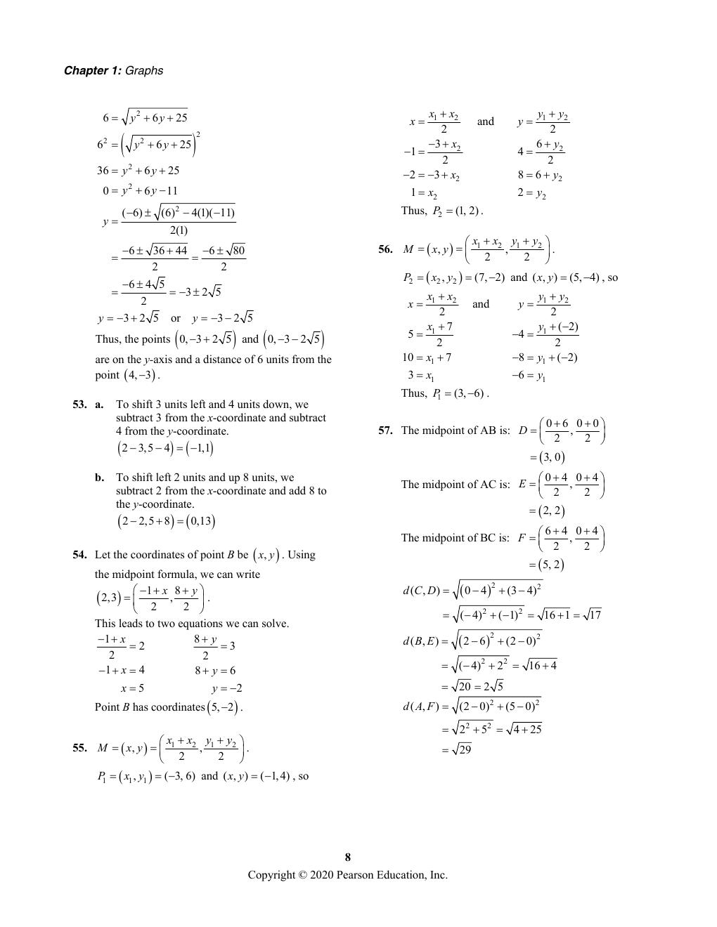 Preview page 10 of Solutions Manual For Precalculus, 11th Edition By Michael Sullivan