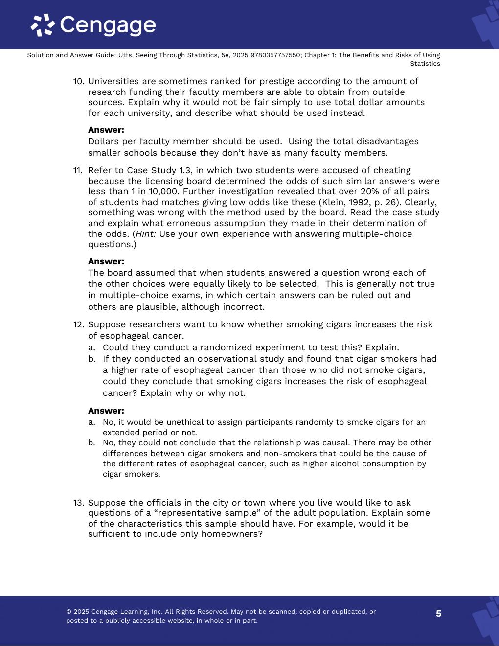 Preview page 7 of Solutions Manual For Seeing Through Statistics 5th Edition By Jessica Utts
