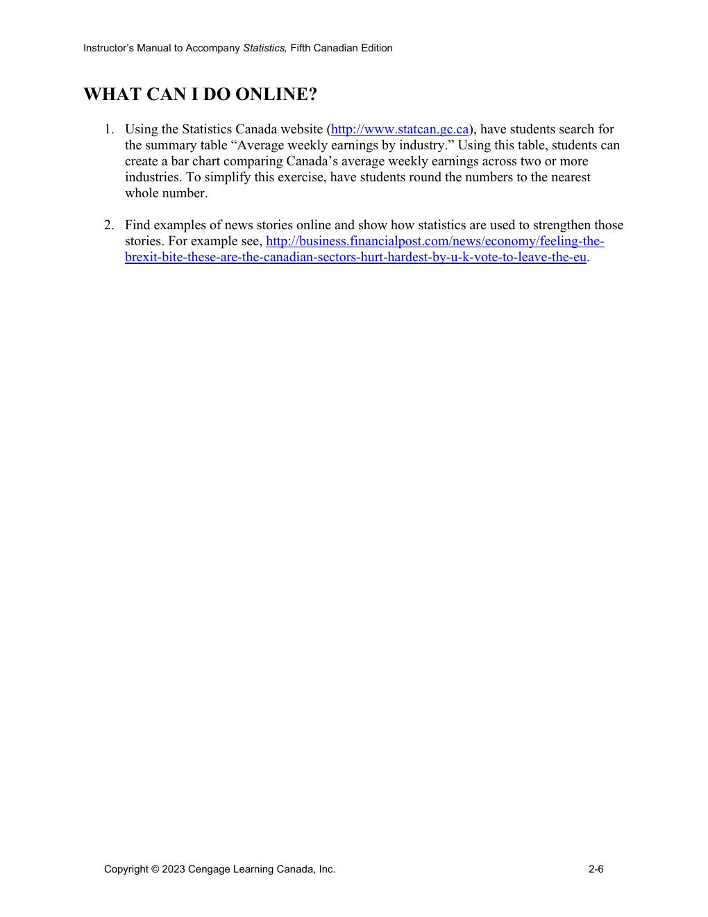 Preview page 10 of Solutions Manual For Statistics A Tool for Social Research and Data Analysis 5th Canadian Edition By Joseph Healey, Chri